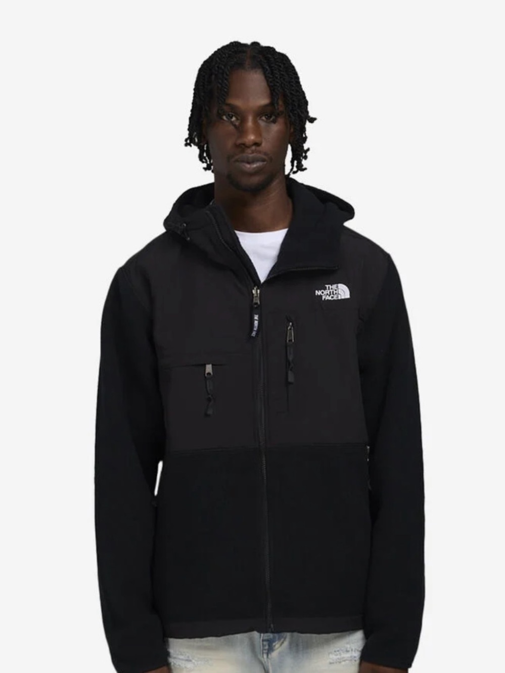 Z The North Face Black Hooded Zip-Up Performance Jacket L